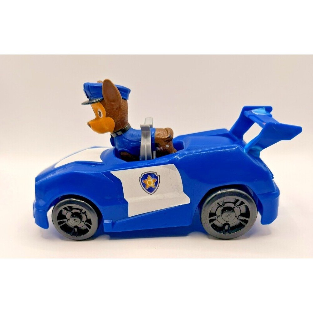 Paw Patrol Chase Police Car Vehicle w/ Figure Blue Cruiser Toy
